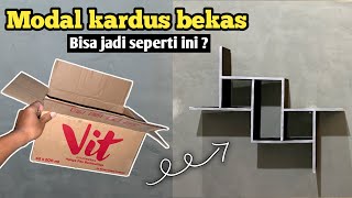 HANYA MODAL KARDUS BEKAS KALIAN BISA MEMBUAT BARANG YANG SANGAT KEREN