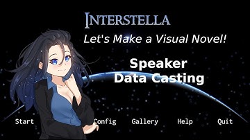 Make a Visual Novel in Unity 2023 - Episode 04 (pt2)  Speaker Data Casting