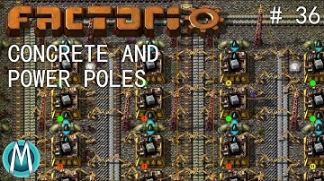 [Factorio 1.1 4K] Angel/Bobs Ep 36: Concrete & Power Poles (Tutorial/Walkthrough)