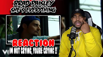 First Time hearing Brad Paisley ( She's Everything ) | Reaction