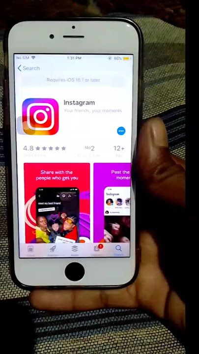 iPhone 6 not working instagram||required ios 15 ||HOW TO DOWNLOAD INSTAGRAM #viralshorts #ytshort