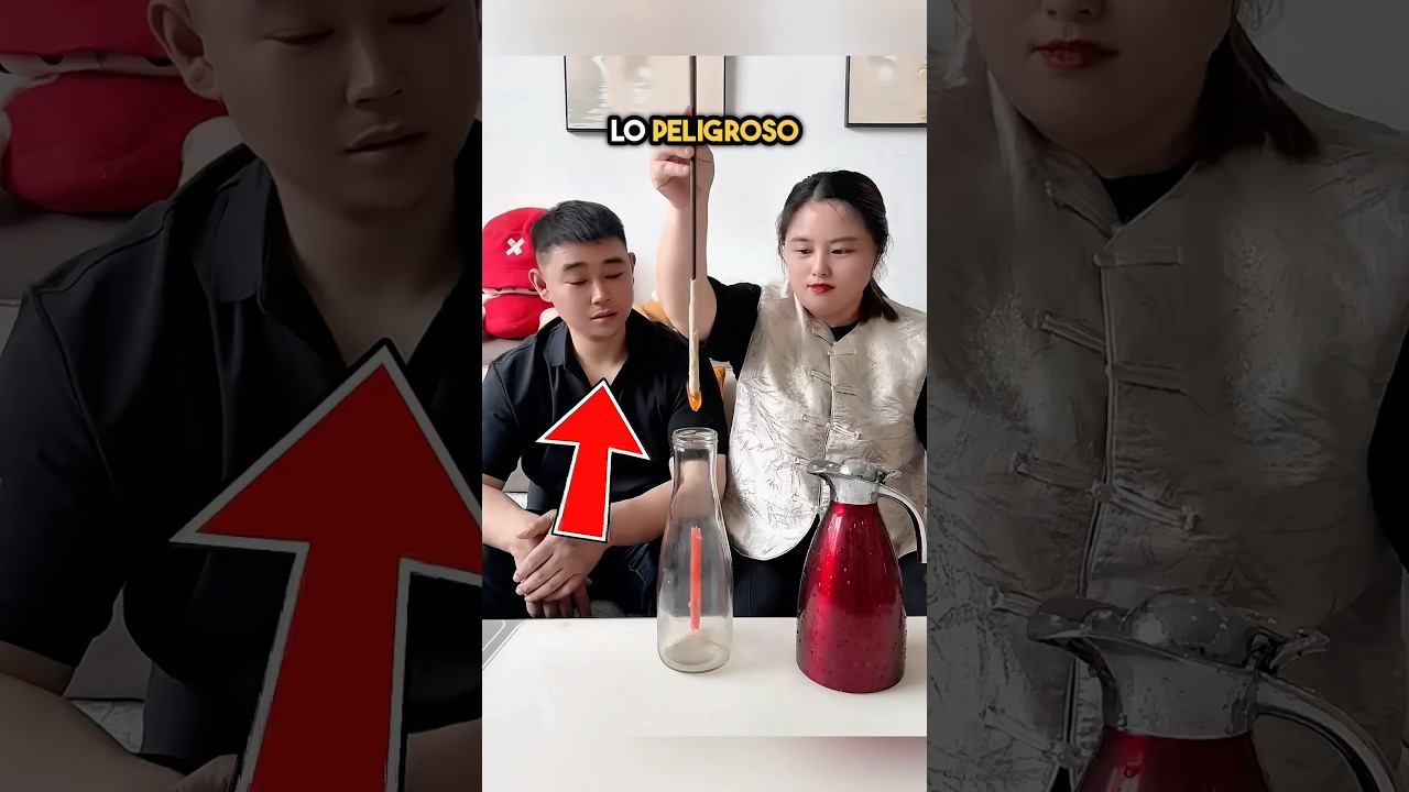 vela en la botella de agua