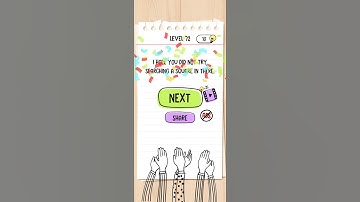 brain test level 72 how many squares are there