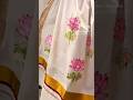 Hand painted sarees 🪷 Comment for details and custom made orders