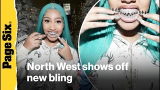 North West Puts Diamond Grills And Spiky Nails On Display In Newlylaunched Instagram