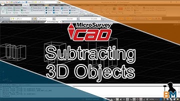 MicroSurvey MSCAD How To: Subtracting 3D Objects | Bench Mark