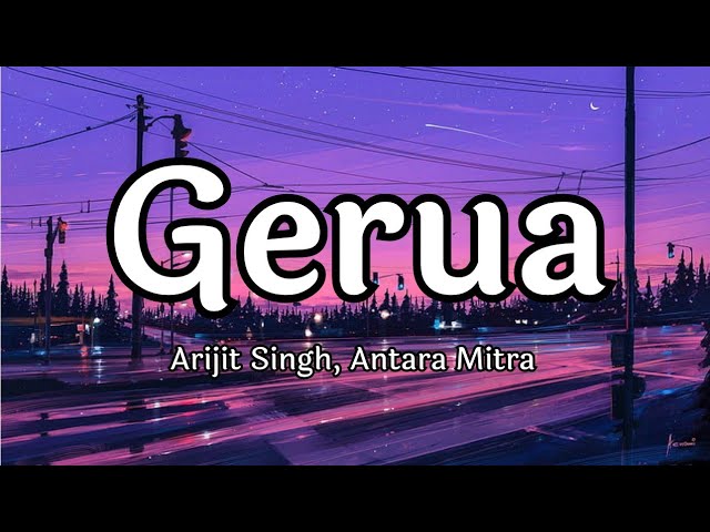 Gerua (Lyrics)|Dilwale|Arijit Singh, Antara Mitra|@SonyMusicIndia #viral class=