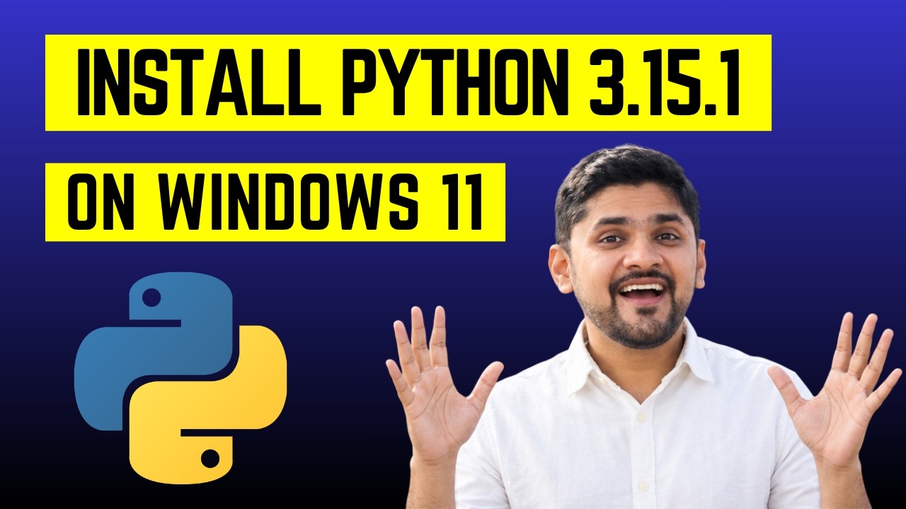 How to install Python 3.15.1 on Windows 11 [Complete Installation ...