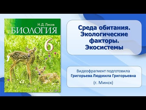 Тема 22. Среда обитания. Экологические факторы. Экосистемы