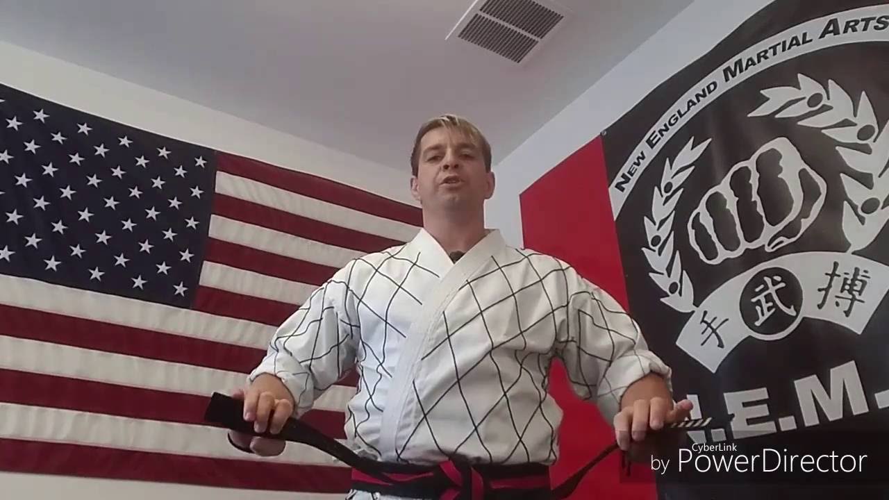 New England Martial Arts Marlborough, MA "How to tie your belt HD" YouTube