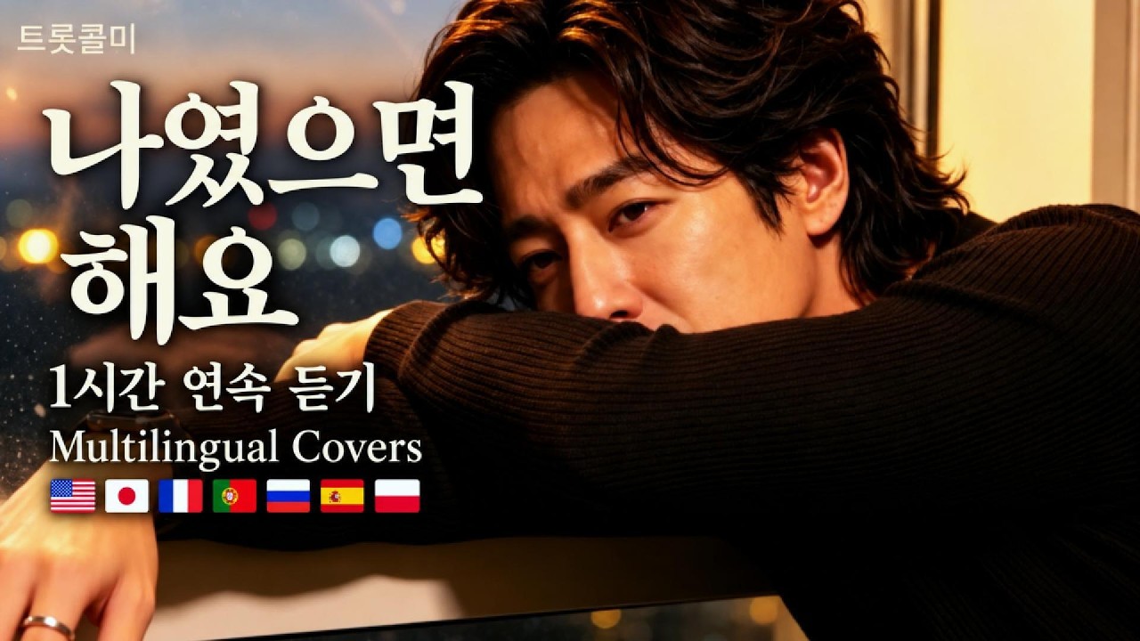 ' 나였으면 해요 '1시간 연속듣기 + Multilingual Covers 구독자님 신청곡 | 7080 가을 감성 발라드
