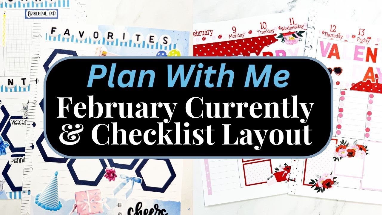 Планируйте вместе со мной | Текущее состояние дел на февраль и структура контрольного списка | Ра...