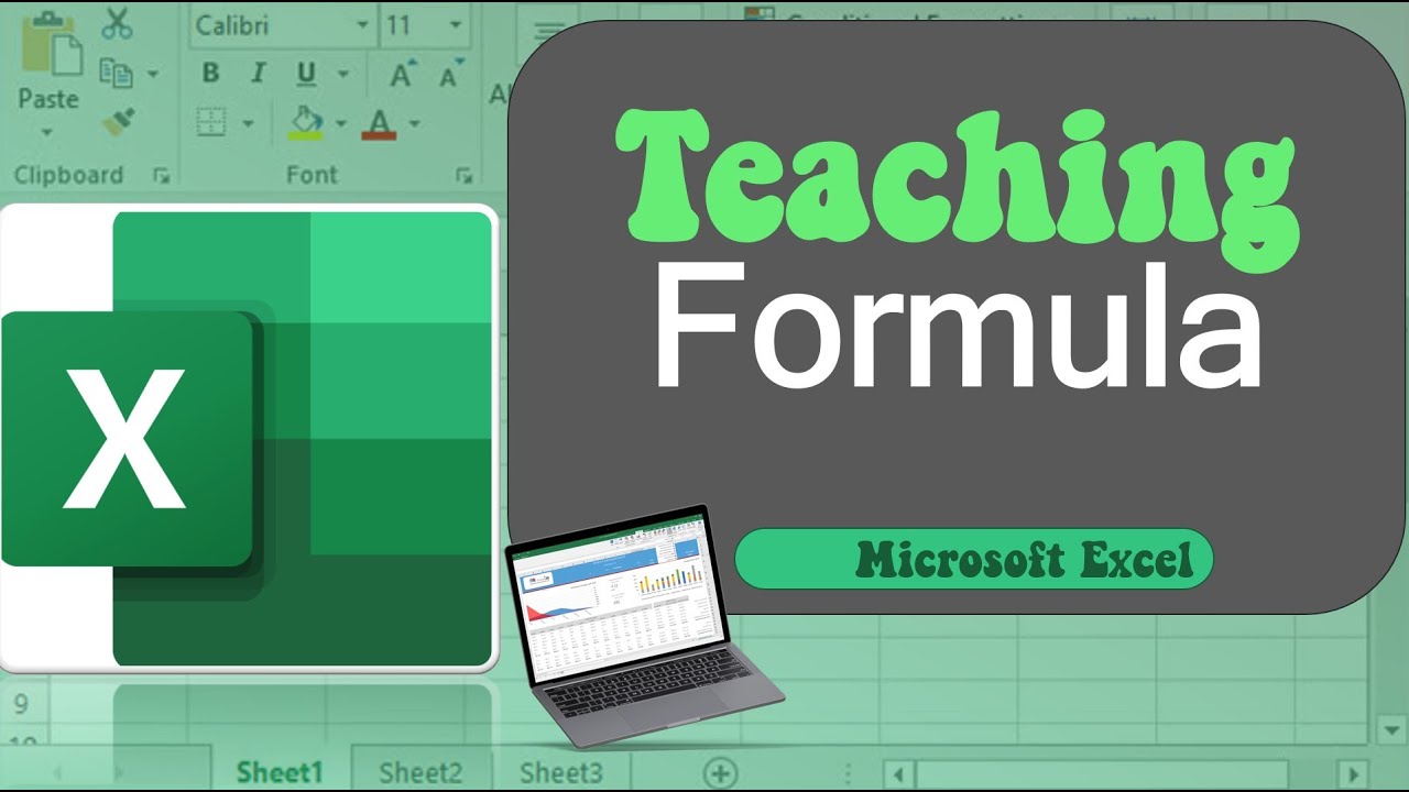 Teaching how to use formula in excel audio fixed youtube