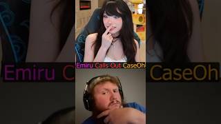 Emiru Calls Out CaseOh #emiru #caseoh #twitchclips #twitch