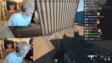 xQc reacts to Erobb streamsnipe him and Nadia