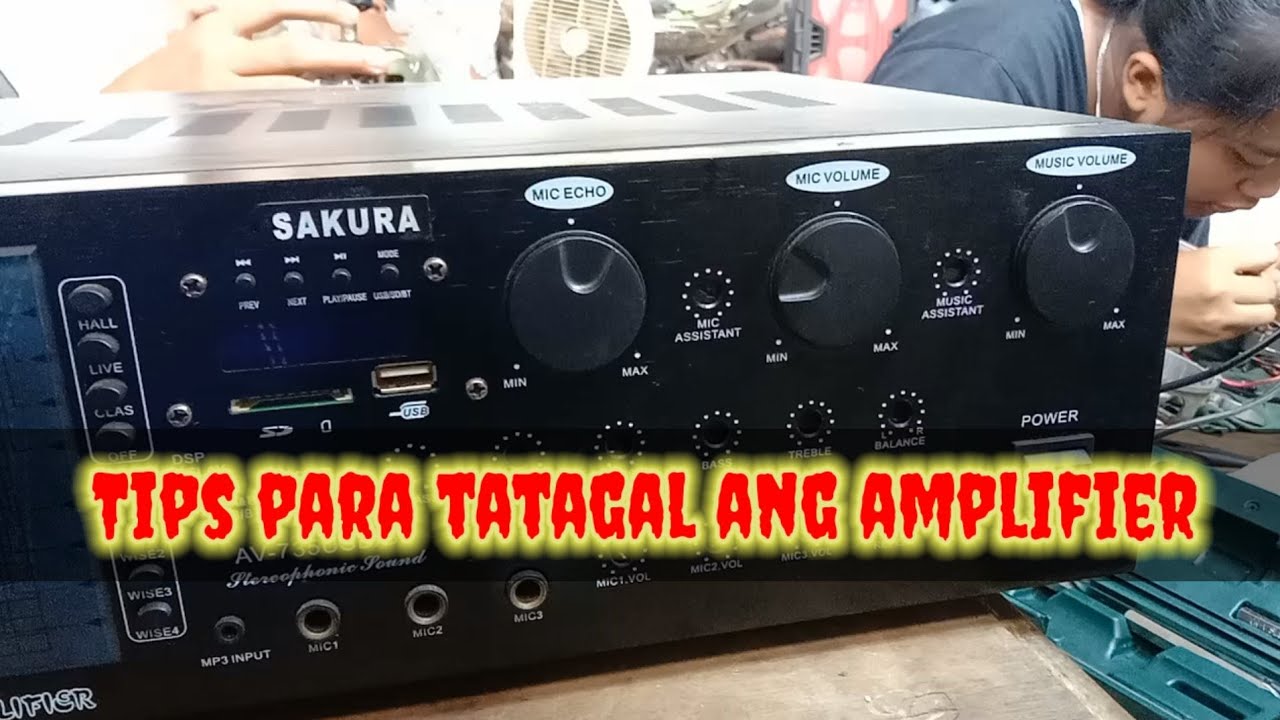 Basic Tips para Hindi madaling masira Ang Amplifier amplifier vs speaker matching. YouTube