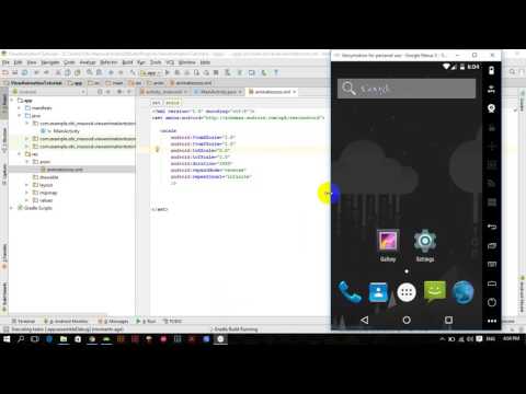 Android Animation Series Tutorial 8 Slide to Right animation | View Animations