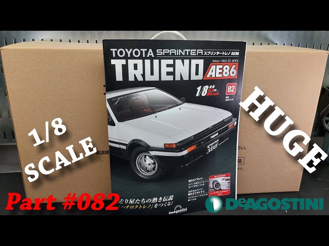 HUGE Toyota AE86 Model Kit Part #082 | DeAgostini 1/8 Scale Toyota
