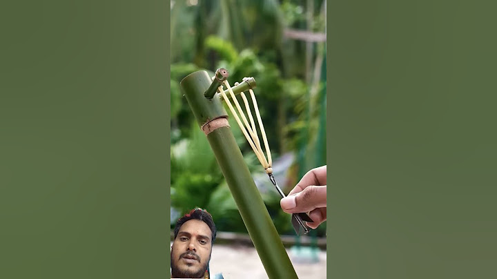 Bamboo Creations with Green Bamboo Slingshots #Slingshots #Bamboo #Diy #Bambooart #bambooblade