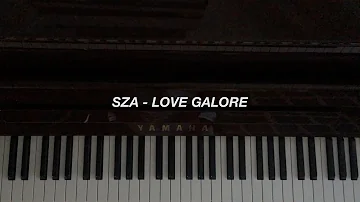 SZA - Love Galore (Piano Cover) [Sheet Music]