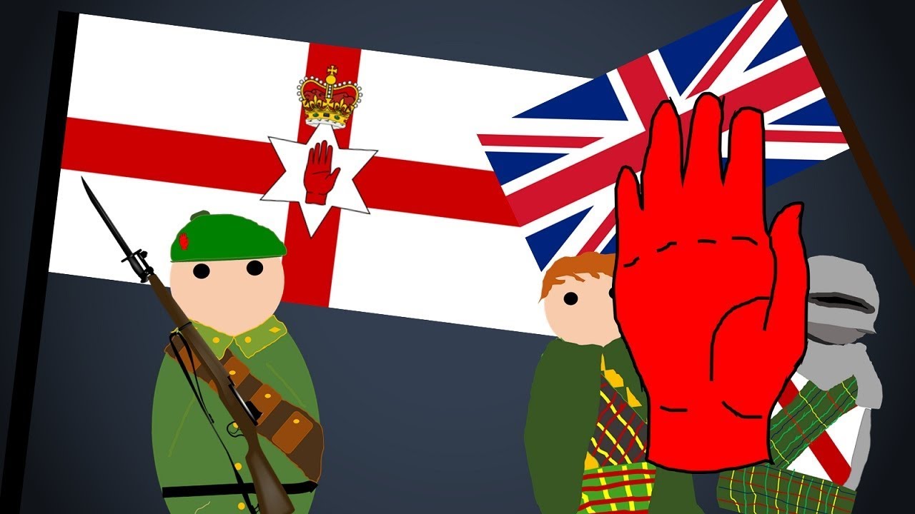 Northern Ireland NI Red Hand Of Ulster Flag 