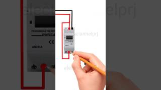 digital timer connection#short #electrical #electricianhelprj