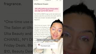 How to Get Ulta Coupons in 2025 #ulta #affordablemakup #drugstoremakeup