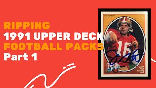 Chasing a 1991 Upper Deck Autograph Joe Montana Football Heroes Card