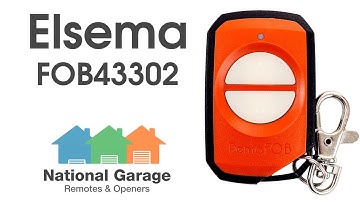 Elsema FOB43302 Garage Remote Control Video Description