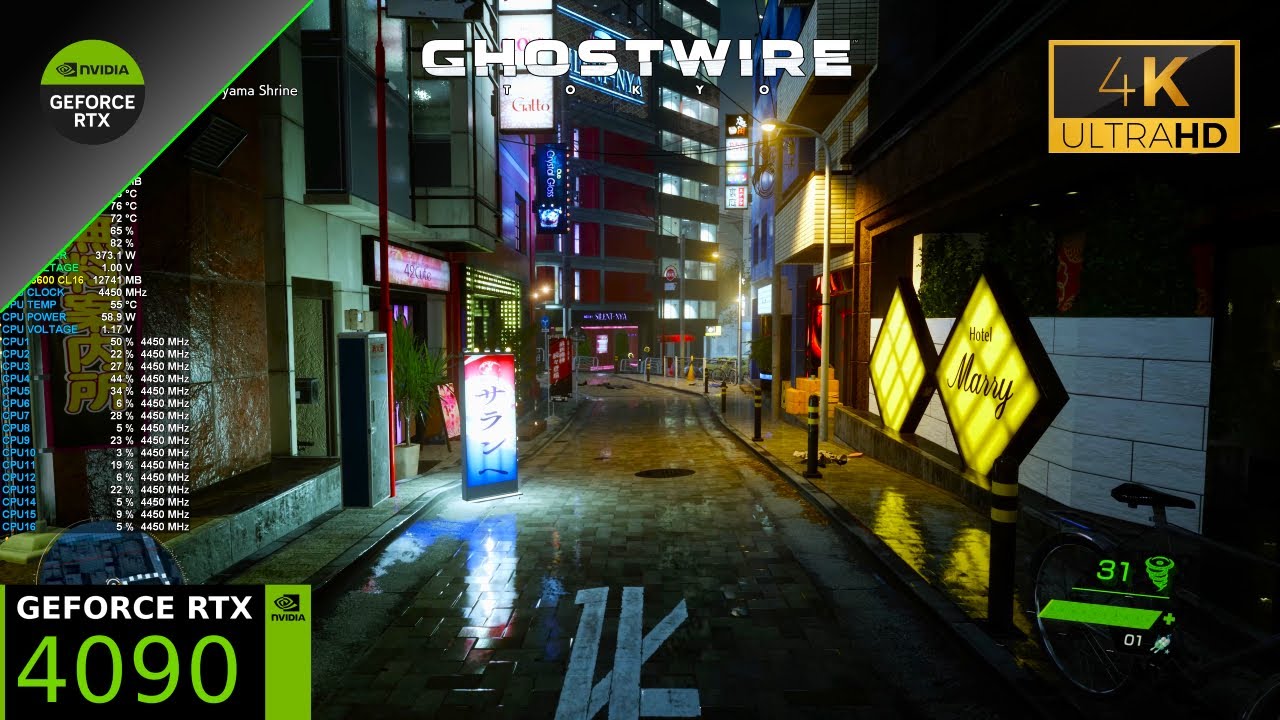 Ghostwire Tokyo | 4K Ray Tracing ON | RTX 4090 | Ryzen 7 5800X3D - YouTube