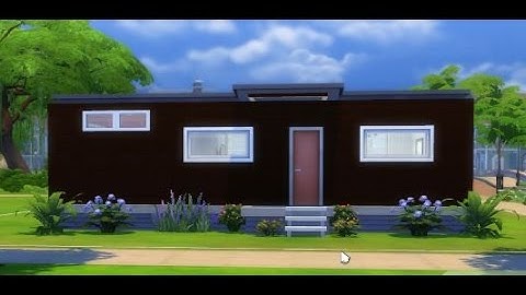 Sims 4 Speed Build Tiny House Hideaway Byway Newcrest Lets Play