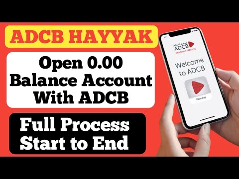 ADCB HAYYAK HINDI|OPEN ACCOUNT WITH ZERO BALANCE & NO MINIMUM BALANCE CHARGES|#UAE #ADCBHAYYAK #ADCB