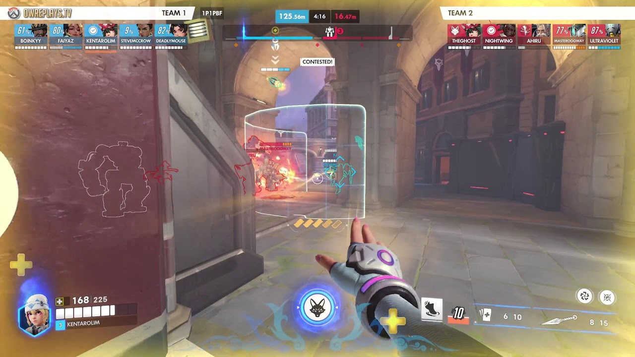 Kiriko on Colosseo 2 by KENTAROLIM — Overwatch Replay 1P1PBF