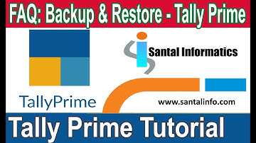 FAQ – How to take Backup and Restore Data in  Tally Prime ||Backup & Restore|| Tally Prime in Tamil