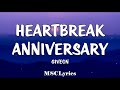 Giveon  heartbreak anniversary lyrics