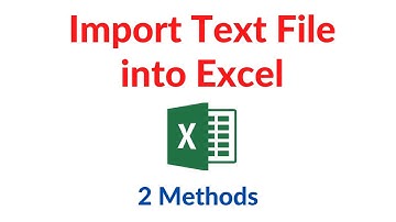 Import Text files into Excel