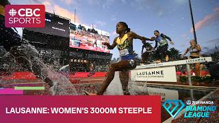 Meet record in womens 3000m steeplechase (with cut-aways) at Diamond League meet in Lausanne