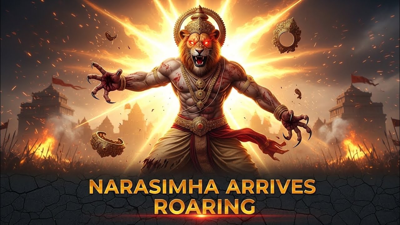 NARASIMHA ARRIVES ROARING 🔥 | DJ Drum Bass Remix | Epic Bhakti Power Song