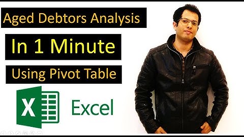 Aged Debtors Analysis Within 1 Minute Using Pivot Table | Excel 2020 Tips | Hindi