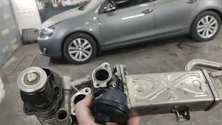 VW Golf 1.6 TDI чистка системи екології DPF EGR(калібровка) без демонтажу