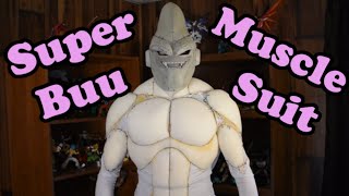 Gluing foam to a muscle suit - Super Buu Vlog Part 4