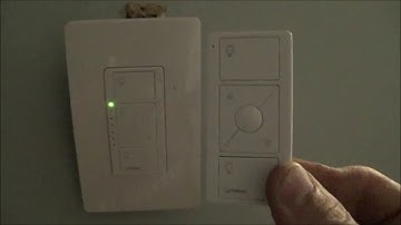 How to pair Lutron Caseta Dimmer with Pico Remote