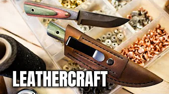 Building a Custom POCKET SHEATH for the Ultimate Compact Fixed Blade!
