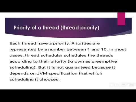 Thread Priority in Java