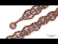 Double Braided DiscDuo Bracelet - DIY Jewelry Making Tutorial by PotomacBeads