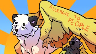 allergic to people | animation meme (gift for @BlackieSootfur )