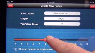 Assessmate - How to Create a Rubric