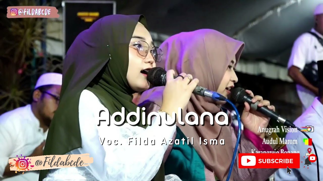 ADDINULANA - Cover by Filda Azatil || Audul Marom Demak