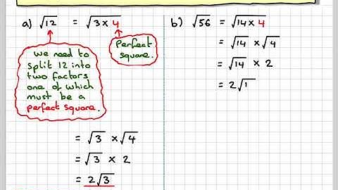 Simplifying surds 02