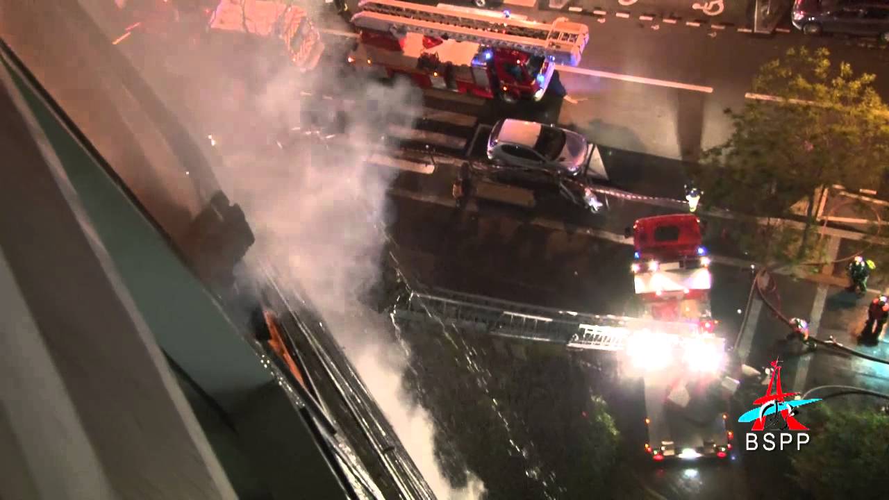 Feu d'appartement secteur Grenelle